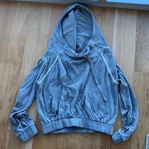 Free People Cropped Hoodie